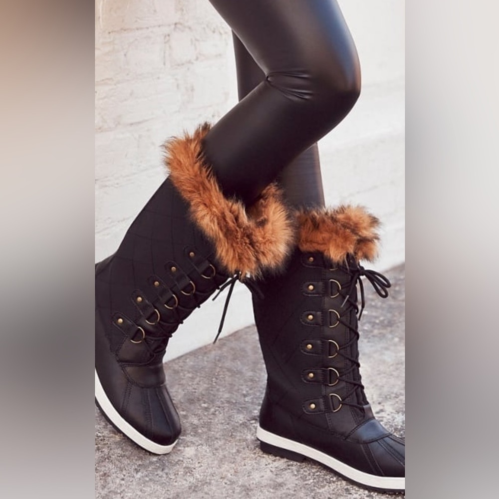 Marley Quilted Faux Fur Snow
Boot